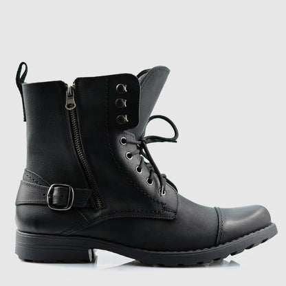 Handmade Black Leather Men’s Boots – Alex | KarolShoes