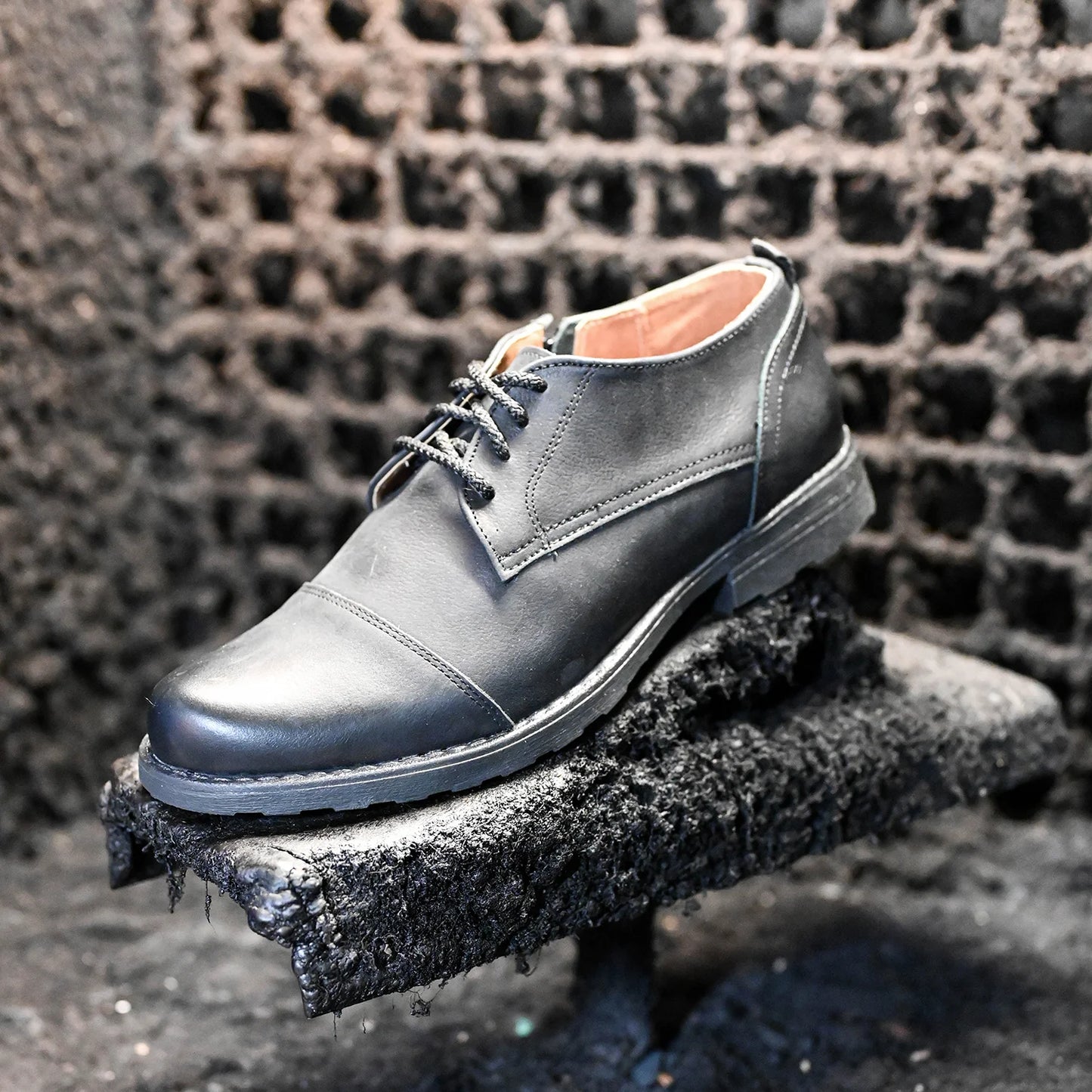 Black Leather Men’s Derby Shoes – Paul | KarolShoes