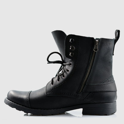 Handmade Black Leather Men’s Boots – Alex | KarolShoes