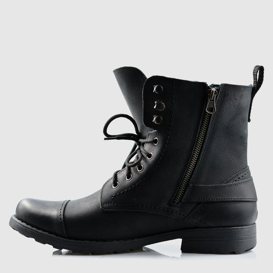 Pánské kožené boty Alex – ručně šité černé boty | KarolShoes