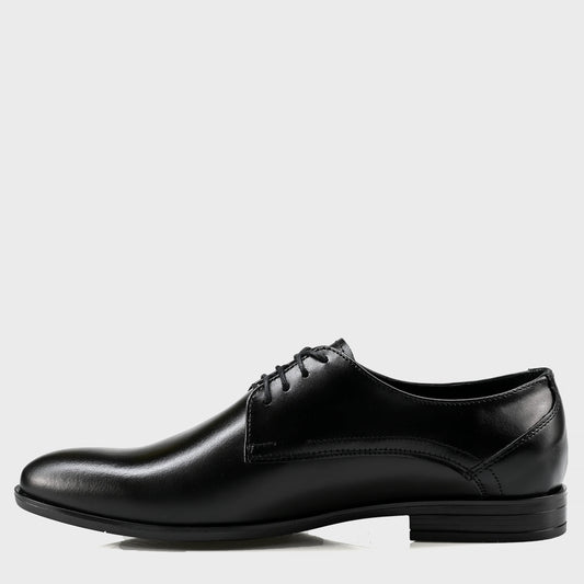 Black Leather Men’s Derby Shoes – Milano | KarolShoes