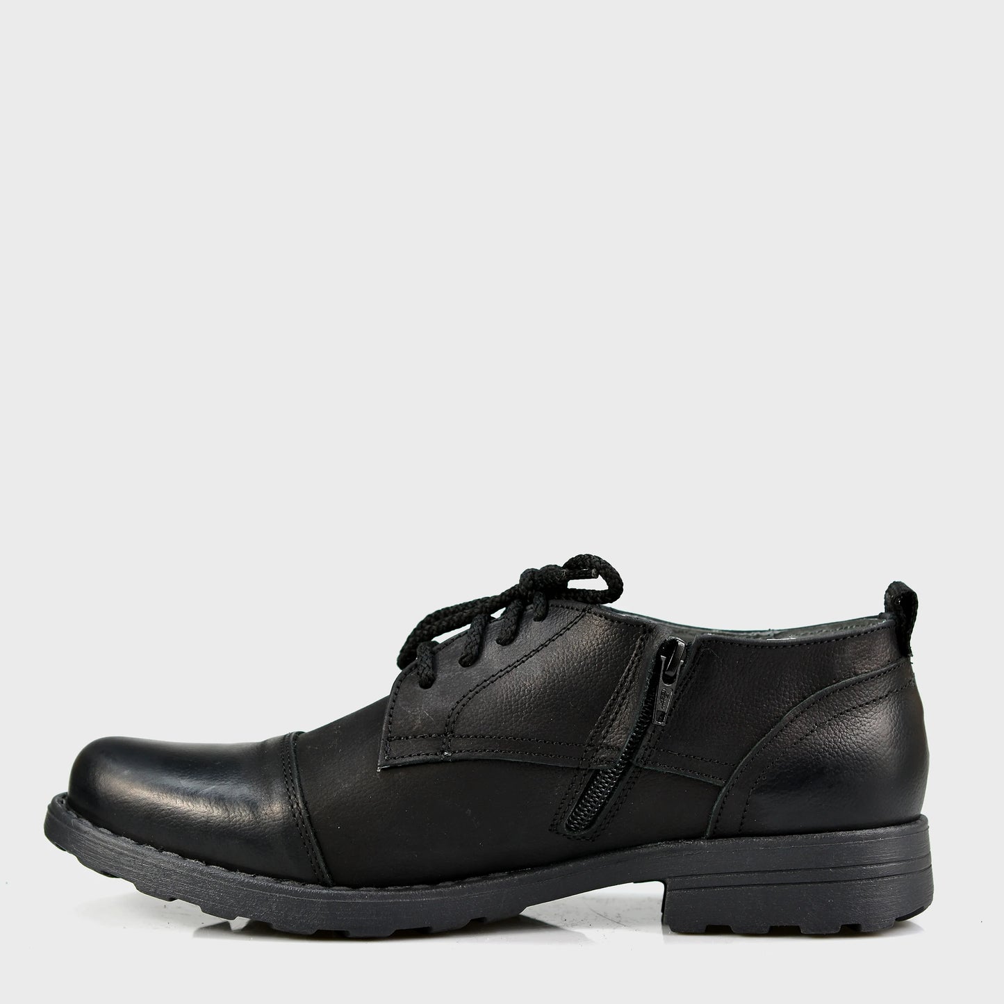 Black Leather Men’s Derby Shoes – Paul | KarolShoes