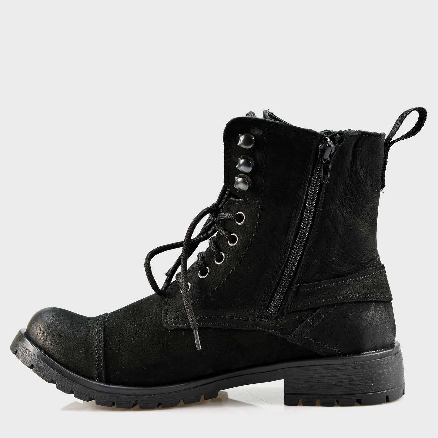 Black Leather Women’s Ankle Boots – Aria | KarolShoes