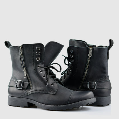 Handmade Black Leather Men’s Boots – Alex | KarolShoes