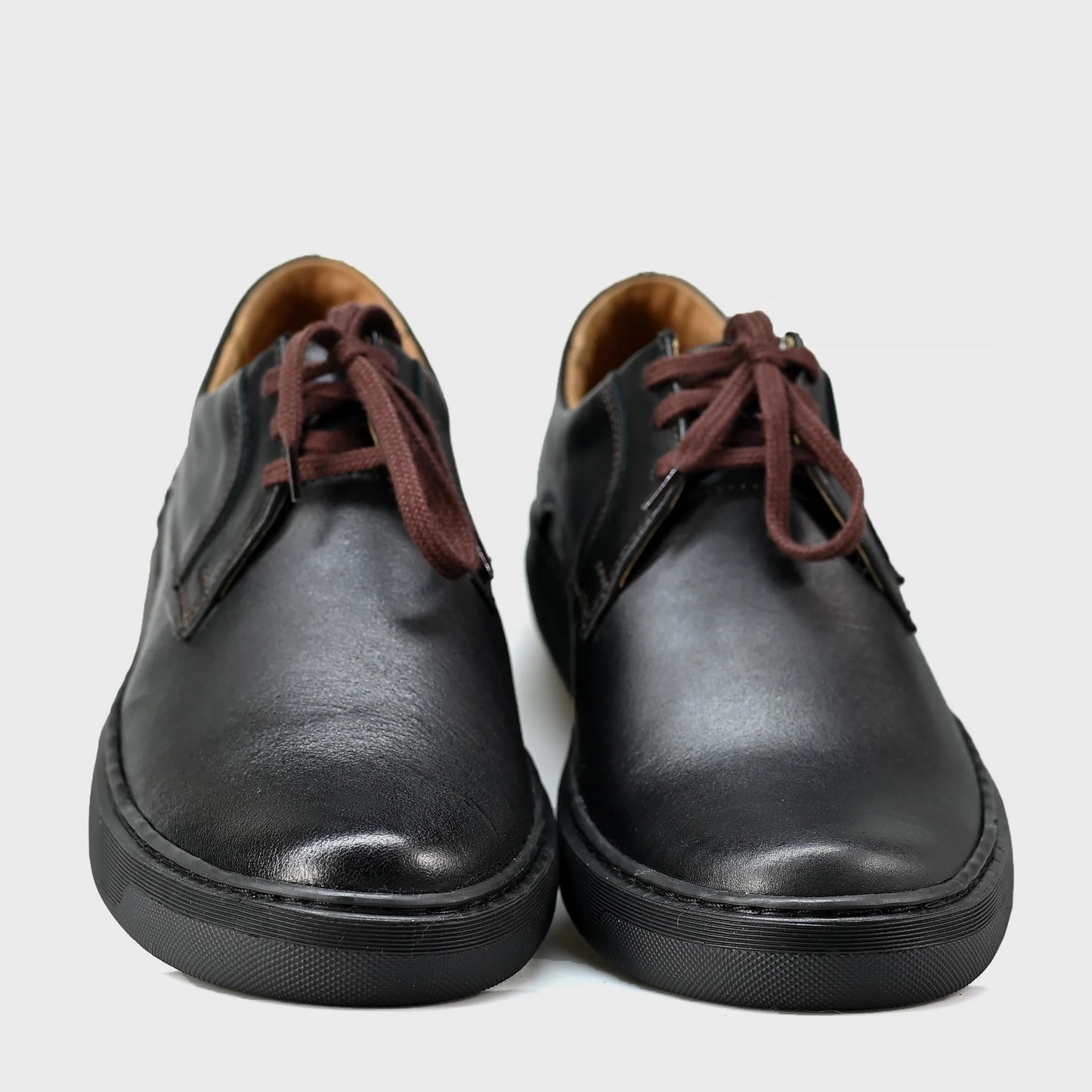 Black Leather Men’s Casual Shoes – Luca | KarolShoes